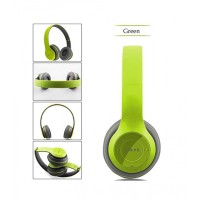 Casti wireless MRG P47 Verde cu bluetooth microfon C292