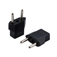 Adaptor priza MRG C-357, US la Europa, 6A, Negru C357