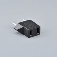 Adaptor priza MRG C-357, US la Europa, 6A, Negru C357