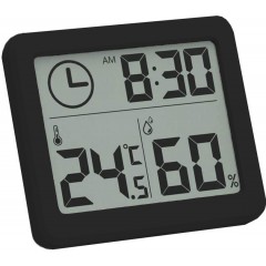 Mini Statie Meteo MRG M-364, Pentru interior, Termometru, Higrometru, Negru C364