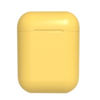 Casti Bluetooth MRG L-inPods 12, Cu carcasa, Handsfree, Galben C379
