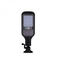 Lampa solara stradala MRG A-JX-516, Panou solar, Cu telecomanda, Negru C399