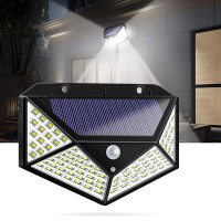 Panou Led Solar MRG A-CL100, 100 LED-uri SMD, Senzor miscare, Incarcare solara C459