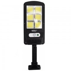 Lampa solara stradala MRG M-6035, 120 LED, Incarcare solara, Negru C526