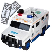 Pusculita Electronica MRG M-6688-19, Masina de politie, Cu PIN, Alb C529