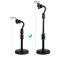 Suport telefon MRG ML7, Tip stand microfon, Negru C613