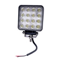 Proiector Auto Offroad MRG M2706, 16 LED, 48W, Negru C656