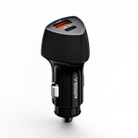 Incarcator Auto VEGER CC50, 38W, USB Type-C, Negru C724