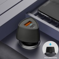 Incarcator Auto VEGER CC50, 38W, USB Type-C, Negru C724