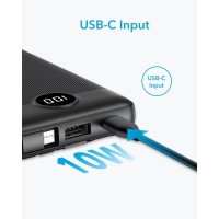 Power Bank Veger C10, 10000mAh, Display LED, Fast-Charge, Negru C728