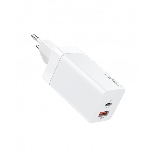 Incarcator laptop Veger CPD65E, 65W, Fast Charge, USB Type-C, Alb C735