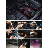 Set Lumina Ambientala Auto MRG MA12, Led, Senzor, RGB C761