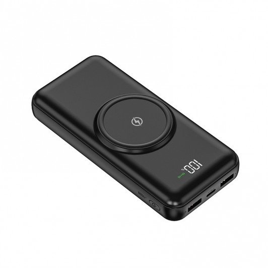 Power Bank Wireless MRG M762, 10000mah, 3in1, Negru C762