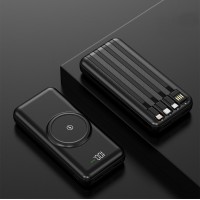 Power Bank Wireless MRG M762, 10000mah, 3in1, Negru C762