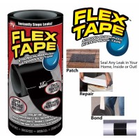 Banda adeziva MRG M839, Flex Tape, 18 cm, Cauciucata ,Negru C519 C839