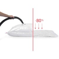 Sac pentru vidat haine MRG M9114 , 70X100 cm, Transparent C858