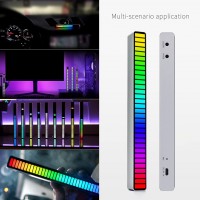 Led Bar RGB MRG MD08  , VU Meter, 32 LED RGB Pentru Masina Casa  C860