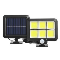 Lampa Solara cu Telecomanda MRG MSLF120 , 120 Led, Led Cob, cu Cablu C861