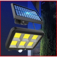 Lampa Solara cu Telecomanda MRG MSLF120 , 120 Led, Led Cob, cu Cablu C861