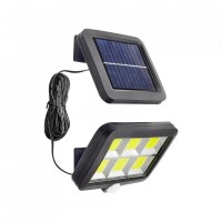 Lampa Solara cu Telecomanda MRG MSLF120 , 120 Led, Led Cob, cu Cablu C861