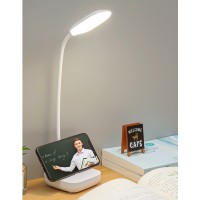 Lampa LED Flexibila de Birou MRG M1961 , Reincarcabila, Touch , Alba C871