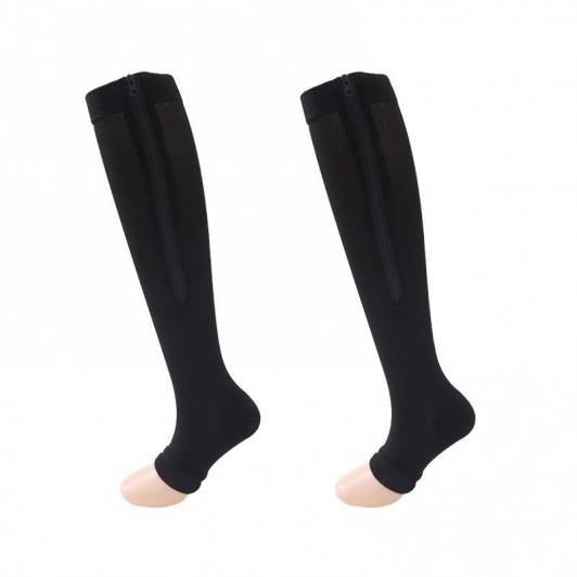 Ciorapi Compresivi cu Fermoar M876 XL Negru C876 Ciorapi Compresivi cu Fermoar M876 XL Negru C876