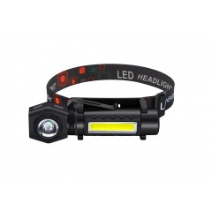 Lanterna Cap Led Reincarcabila MRG MKX212 , Detasabila, cu Magnet, XPE + COB C893