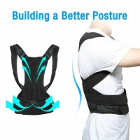 Corector Postura Spate MRG M898, Unisex, Copii - Adulti , Negru C898