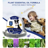 Zgarda Antiparazitara Caini MRG M910 , Pana la 62 cm, din Plante, Anti Purici , Capuse C910