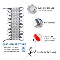 Set 20x Modul 3 Led SMD RGB MRG M912, SMD 5050, 12v, Multicolor C912