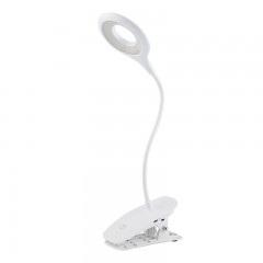 Lampa LED Flexibila cu Cleste MRG M6531, Reincarcabila, Touch, Alb Rece C963