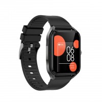 Ceas Smartwatch MRG MLC204, Bluetooth, Apeluri, Sms, Social Media, Silicon Negru C968