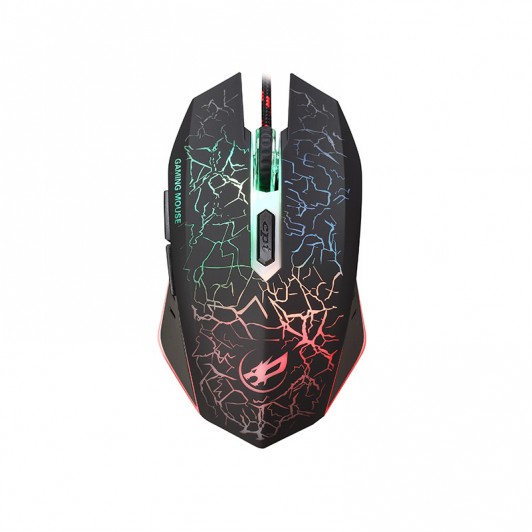 Mouse Gaming RGB MRG MX15, Cu Fir, 6000 DPI, 7 Culori, 7 Butoane, Negru C1042