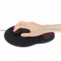 Mouse Pad cu Gel MRG MH02, Design Ergonomic, Baza Cauciucata Antiderapanta C1067