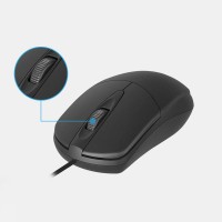 Mouse Optic USB MRG X2, 6000 DPI, 3 Butoane, USB 3.0, cu Fir Lung, Negru C1069