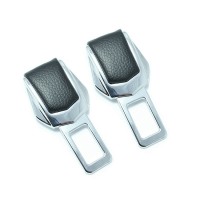 Set 2x Adaptoare Centura Siguranta Falsa MRG M1089, Piele Chrome BMW C1089