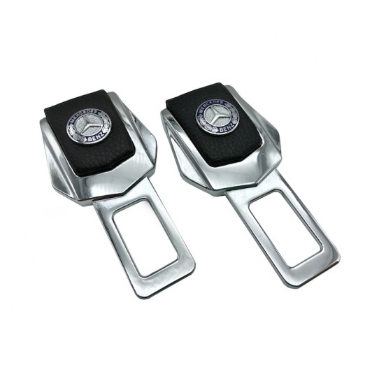 Set 2x Adaptoare Centura Siguranta Falsa MRG M1089, Piele Chrome Mercedes C1095