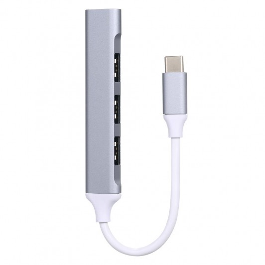 Adaptor Hub USB Type-C MRG MGL232, 4x USB, USB 3.0, Multiport 4 in 1 C1103