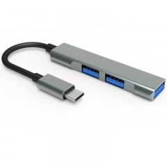 Adaptor Hub USB Type-C MRG MGL231, 3 x USB, USB 3.0, Multiport 3 in 1 C1115