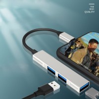 Adaptor Hub USB Type-C MRG MGL231 , 3x USB, USB 3.0, Multiport 3 in 1 C1115