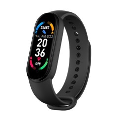 Bratara Fitness Smart MRG MM6, Compatibil Android si iOS, Bluetooth, Negru C1137