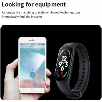 Bratara Fitness Smart MRG MM7, Compatibil Android si iOS, Bluetooth, Negru C1140