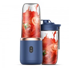 Mini Blender Portabil MRG M1153, cu Acumulator, 2 Recipiente, Albastru C1177