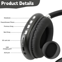 Casti On Ear Wireless MRG MP9, Bluetooth 5.1, MicroSD, Radio, Negru C1178