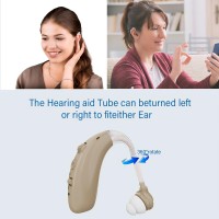 Aparat Auditiv Reincarcabil MRG MZ360, Anulare Zgomot, Volum Reglabil, Bej C1179