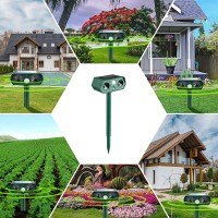 Aparat Anti Daunatori Ultrasonic Solar Animale MRG M1190, Senzor, Exterior C1190