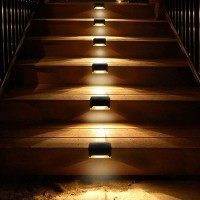 Set 4x Lampa Solara MRG M1106, Pentru Scara, Gard, 3800k, Lumina Calda C1195