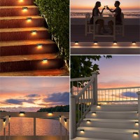Set 4x Lampa Solara MRG M1106, Pentru Scara, Gard, 3800k, Lumina Calda C1195