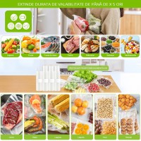 Rola Pungi de Vidat Gofrate MRG MJM, 12 x 300 cm, Pentru Aparat de Vidat C1209