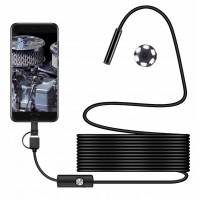 Camera endoscopica MRG M-Y102, IP67, 5 m, 7 mm, USB-C, Android, 6 LED-uri C1234 Camera endoscopica MRG M-Y102, IP67, 5 m, 7 mm, USB-C, Android, 6 LED-uri C1234